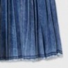 Dívčí skládaná džínová sukně Mayoral 6905-5 Modrý