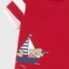 Sada triček a šortek pro chlapce Mayoral 1219-90 červená