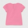 Tričko s dívčí aplikací Mayoral 1079-60 růžové