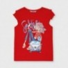 Tričko s krátkým rukávem pro dívky Mayoral 3013-76 červené