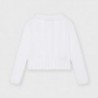 Pletený svetr pro dívky Mayoral 3324-40 bílý