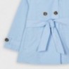 Kabát pro dívky Mayoral 3487-63 světle modrý
