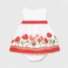 Elegantní šaty pro dívku Mayoral 1830-39 Červené