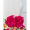 Květinové šaty pro dívky Abel & Lula 5027-6 Fuchsie