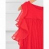 Skládané šaty pro dívku Abel & Lula 5036-62 Červené