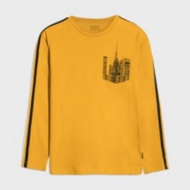 Tričko s dlouhým rukávem pro chlapce Mayoral 7045-84 žluté