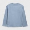 Tričko s dlouhým rukávem pro chlapce Mayoral 7057-15 Nebeská modř