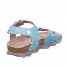 Dívčí sandály lakované Superfit 1-000127-7000, modrá barva