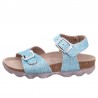 Dívčí sandály lakované Superfit 1-000127-7000, modrá barva