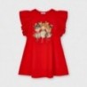 Šaty s flitry pro dívky Mayoral 3953-94 červené