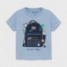 Tričko s krátkým rukávem pro chlapce Mayoral 1011-23 Modrá