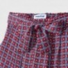 Dívčí kalhoty s potiskem Mayoral 3558-3 Červené