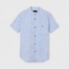Chlapecké tričko se stojáčkem Mayoral 6113-52 Nebeská modř