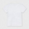 Tričko s potiskem pro chlapce Mayoral 3040-56 Bílý