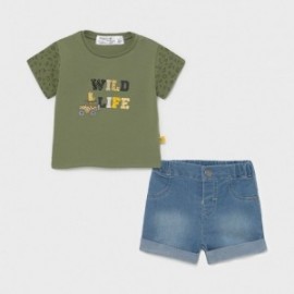 Sada chlapců tričko a šortky Mayoral 1219-91 Zelená