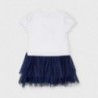 Dívčí kombinované šaty Mayoral 3916-85 Námořnická modrá