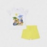 Sada šortky pro dívky Mayoral 6282-68 žlutá