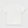 Tričko s krátkým rukávem pro dívky Mayoral 105-33 Bílý