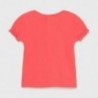 Tričko s potiskem pro dívky Mayoral 1087-50 korál