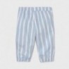 Dívčí pruhované kalhoty Mayoral 1578-12 Nebeská modř