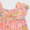Květinové šaty pro dívky Mayoral 1984-8 Korál