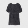 Dívčí šaty s puntíky Mayoral 6926-58 černé
