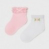 Sada 2 párů dívčích ponožek Mayoral 10011-26 Růžový