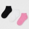 Sada 3 párů dívčích ponožek Mayoral 10058-45 Růžový