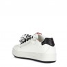 Dívčí boty sneakers Geox J04BDB-000BC-C0644 bílá/černá barva