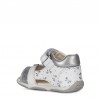 Dívčí sandály Geox B150YB-085NF-C0007 bílá/stříbrná barva