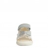 Dívčí sandály Geox B151YD-0MABC-C0007 stříbrné barvy