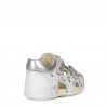 Dívčí sandály Geox B1551B-085NF-C0007 bílá/stříbrná barva