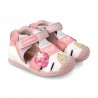 Dívčí sandály Biomecanics 212113-A, růžové barvy