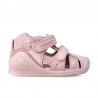 Dívčí sandály Biomecanics 212115-A růžové barvy