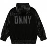 Černá bunda pro dívky DKNY D36639-09B