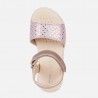 Dívčí sandály Geox J028ZA-007NF-C8056 růžové barvy