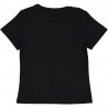 Tričko s krátkým rukávem pro dívky RIFLE 24388-03 černá barva