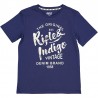 Tričko s krátkým rukávem pro chlapce RIFLE 24390-00 tmavě modrá