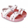 Dívčí sandály Garvalin 212431-A bílé barvy