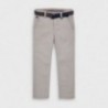 Elegantní chlapecké kalhoty s opaskem Mayoral 4535-18 šedá