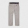 Elegantní chlapecké kalhoty s opaskem Mayoral 4535-18 šedá