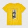 Tričko s potiskem chlapecký Mayoral 3039-39 žlutý