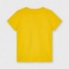 Tričko s potiskem chlapecký Mayoral 3039-39 žlutý