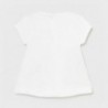 Tričko s krátkým rukávem pro dívky Mayoral 1088-55 bílá