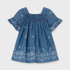 Džínové šaty pro dívky Mayoral 1981-5 Modré
