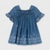 Džínové šaty pro dívky Mayoral 1981-5 Modré