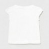 Tričko s krátkým rukávem pro dívky Mayoral 1081-68 bílá / modrá
