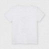 Tričko s potiskem pro chlapce Mayoral 3039-40 Bílý