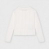 Pletený svetr pro dívky Mayoral 3324-41 Krémová