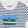 Chlapecké pruhované tričko Mayoral 1005-88 námořnická modrá